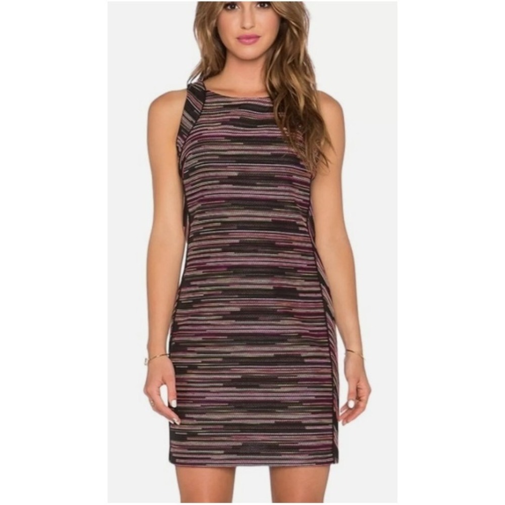 Women's‎ Trina Turk Sleeveless Sheath Dress Colorful Striped Lined Party Size 6